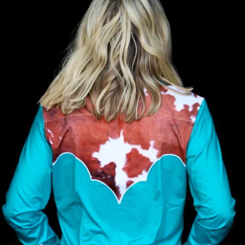 Performance Rodeo Shirt-Bright Pattern Yoke - Picture 2 of 5